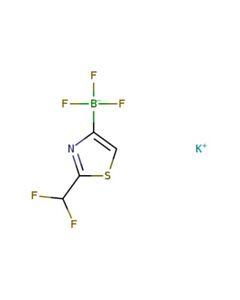 Astatech POTASSIUM (2-(DIFLUOROMETHYL)THIAZOL-4-YL)TRIFLUOROBORATE; 1G; Purity 95%; MDL-MFCD31719184